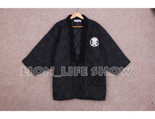Japanese Men Women Hanten Winter Warm Wadded Cotton Kimono Haori Coat Outterwear: No 02