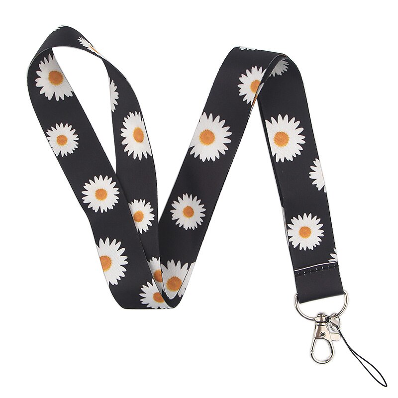 Ca91 små tusenfryd halsreim stropper til nøkkel id kort telefon stropper usb skilt holder hals stropp henge tau lariat lanyards 1 stk