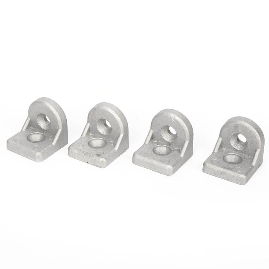 10pcs Aluminum Corner Bracket L-Shaped Aluminum Right Corner Bracket Corner Door and Window Fasteners for Strengthening Doors