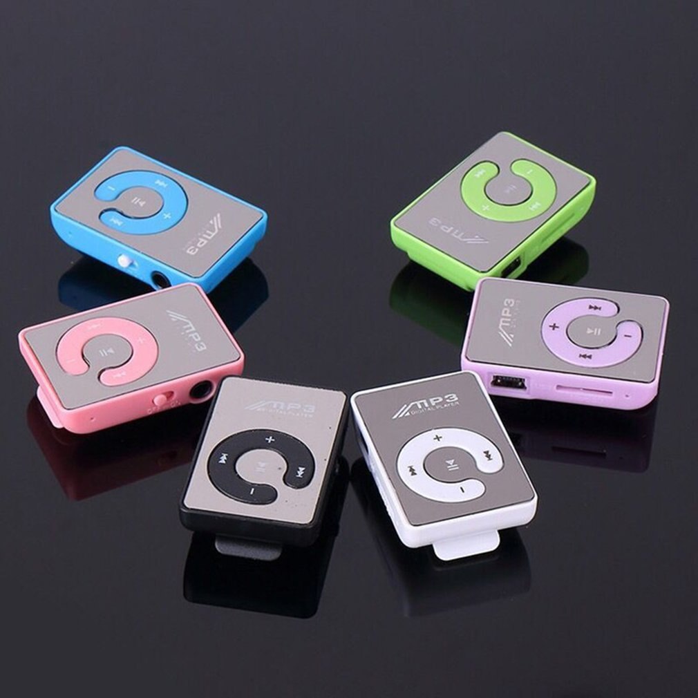 Reproductor de MP3 portátil de tamaño pequeño, Mini pantalla LCD, reproductor de MP3, reproductor de música compatible con 32GB sin espejo de pantalla MP3