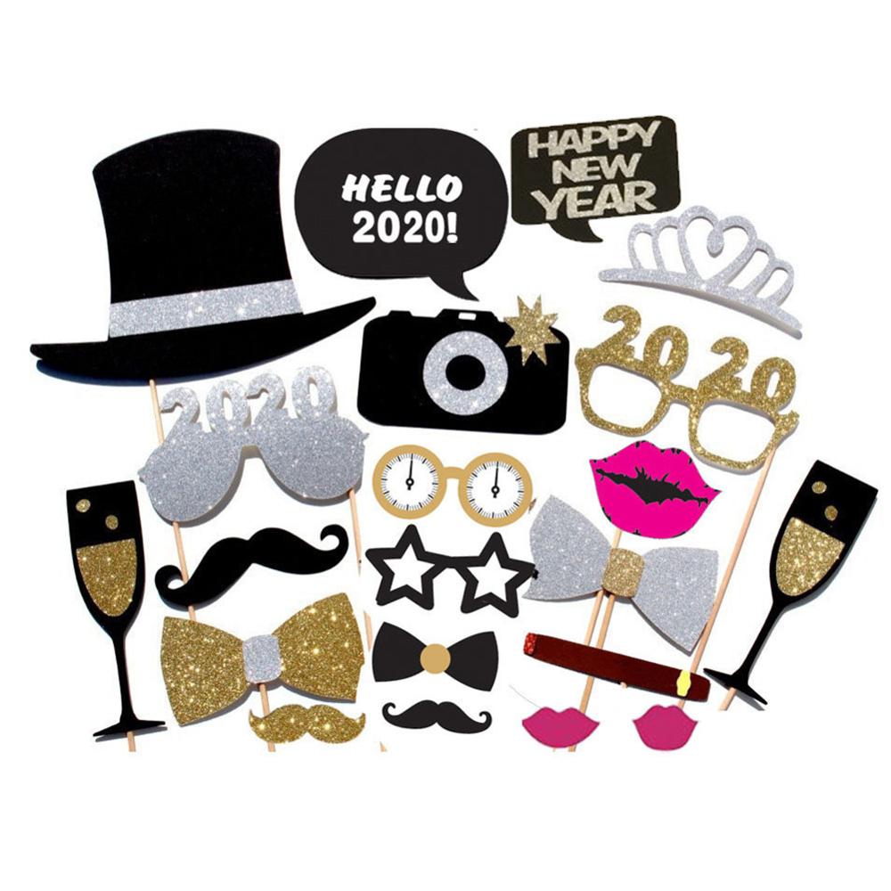 Photo Booth Props Wedding Decorations Photobooth Props Bruids Bruiloft Decoratie Photo Booth Afstuderen Decor: 21pcs