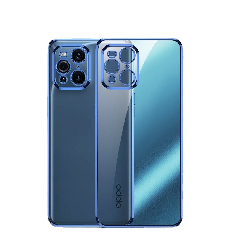 Funda protectora para teléfono OPPO Find X3 Pro, protector de silicona suave, transparente, ultrafina, X3pro
