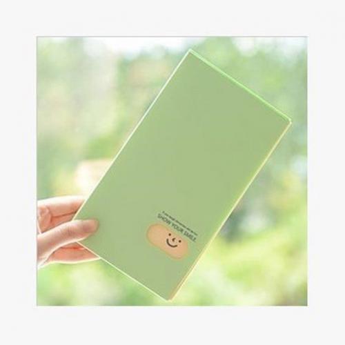 Portable 120 poches carte album Lomo carte photocarte nom carte ID titulaire: green