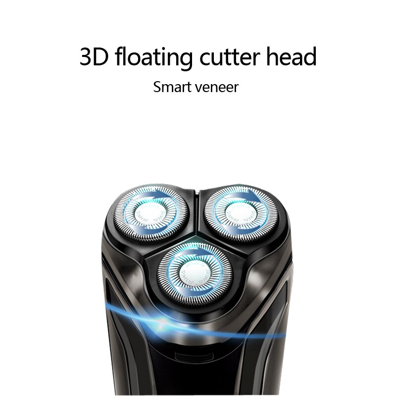 RIWA – rasoir électrique flottant 3D Rechargeable pour hommes, rasoir RA-5309 pour barbe et cheveux