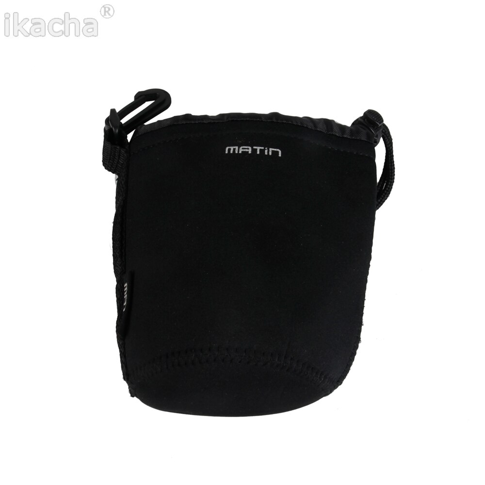 Waterproof Universal Matin Neoprene Soft Video Camera Lens Pouch Bag Case Full Size S M L XL For Canon Nikon Sony Black