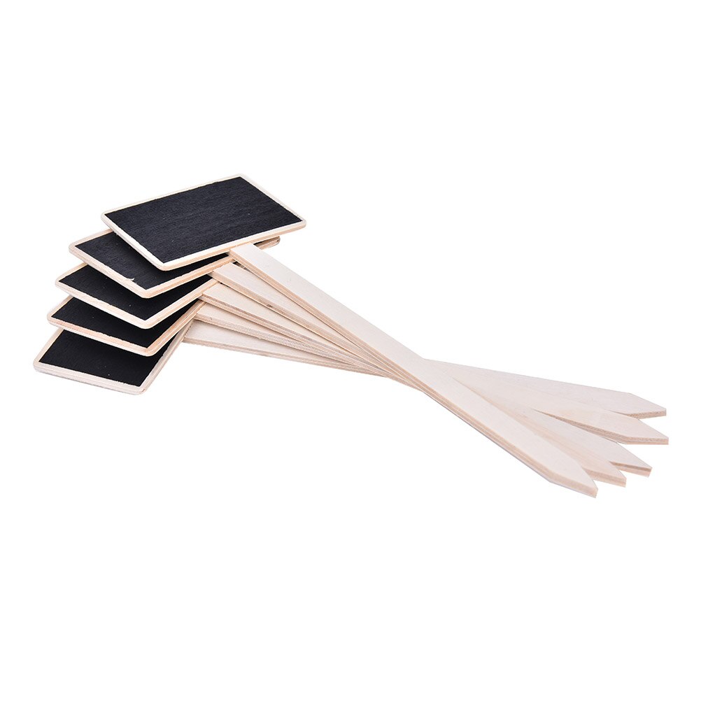 5 Stks/partij Classic Mini Retro Houten Schoolbord Prijs Tag Bericht Board Wordpad Krijtbord Tuin Bloem Hout Kaart Sd & Hi