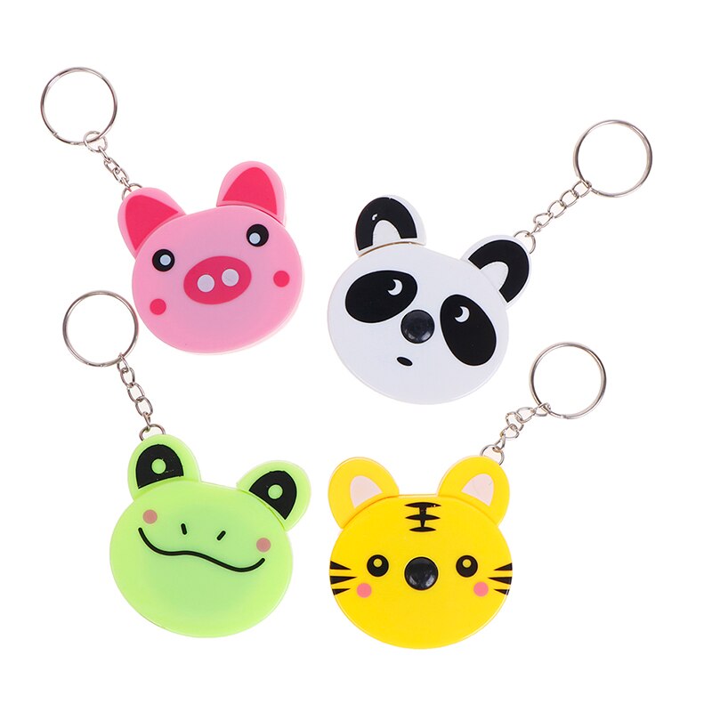 1 Meter Long Animals Roll Automatic Stretch Ruler Stationery Sewing Measure Ruler