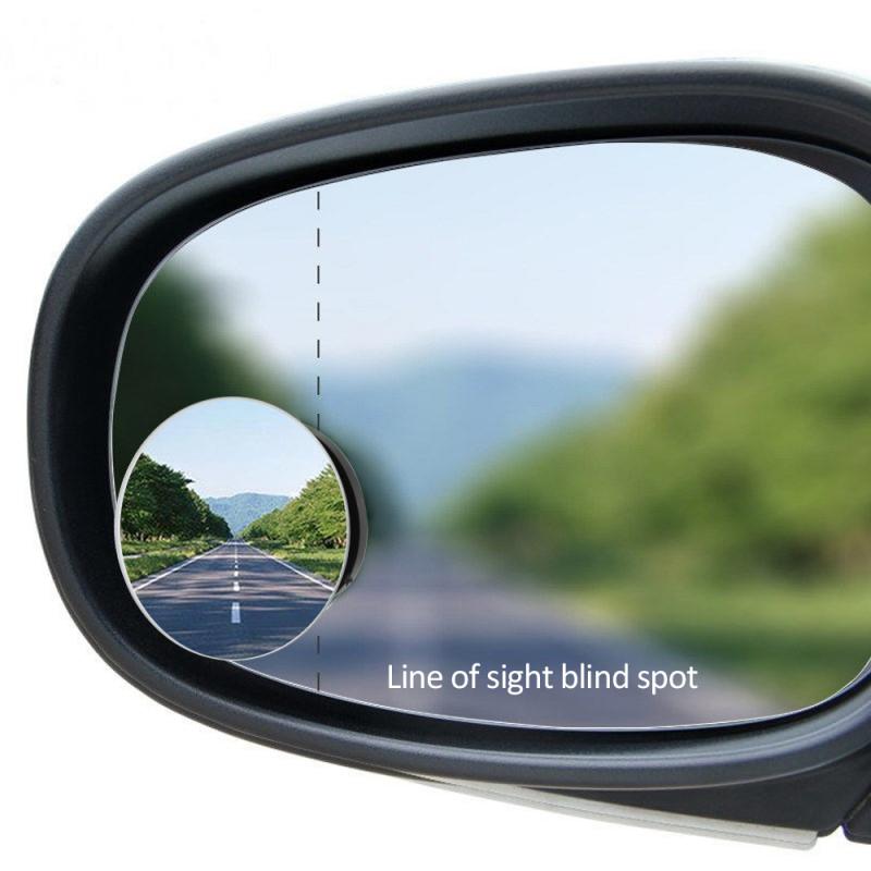 2pcs Car Rearview Mirror Driver Side Wide Angle Round Convex Car Auto Rear View Blind Spot Mirror Auto Product Car Accessories
