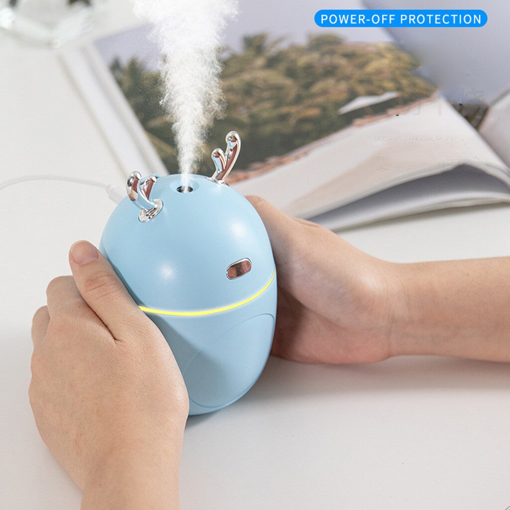 Mini humidificador de aire para el hogar y la Oficina, purificador de aire pequeño, atomizador, Usb, Humidificador de niebla fría, 320ml, 4 #