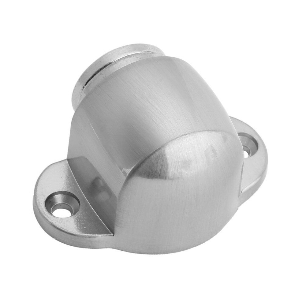 Stainless Steel Strong Magnetic Door Stopper Suction Gate Supporting Hardware Powerful Mini Door Stop with Catch Screw Mount