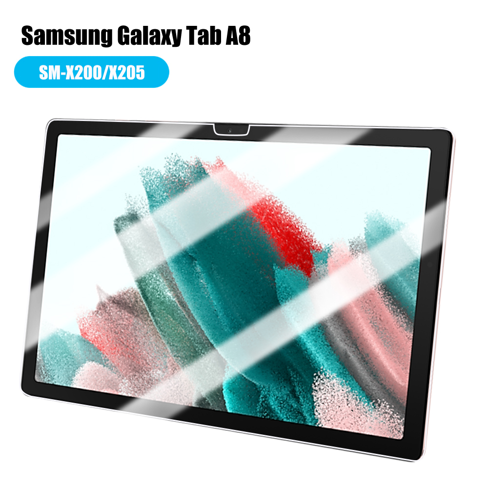 2 stk til samsung galaxy tab  s7 s6 lite  s5e s4 hærdet glas fane  a 10.1 10.5 skærmbeskytter sm -t860 t865 t870 t510 p610: A8 sm-x200