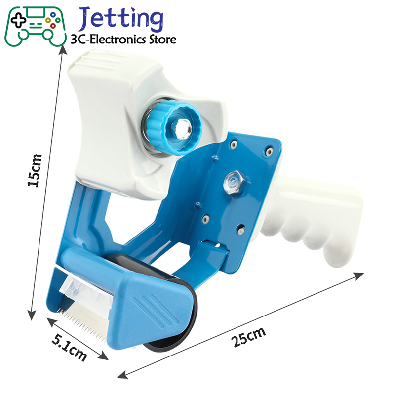 Tape Sealing Packer Tape Dispenser Capable 5cm Width Office Sealing Tape Holder Cutter Manual Packing Adhesive Tape Machine Tool