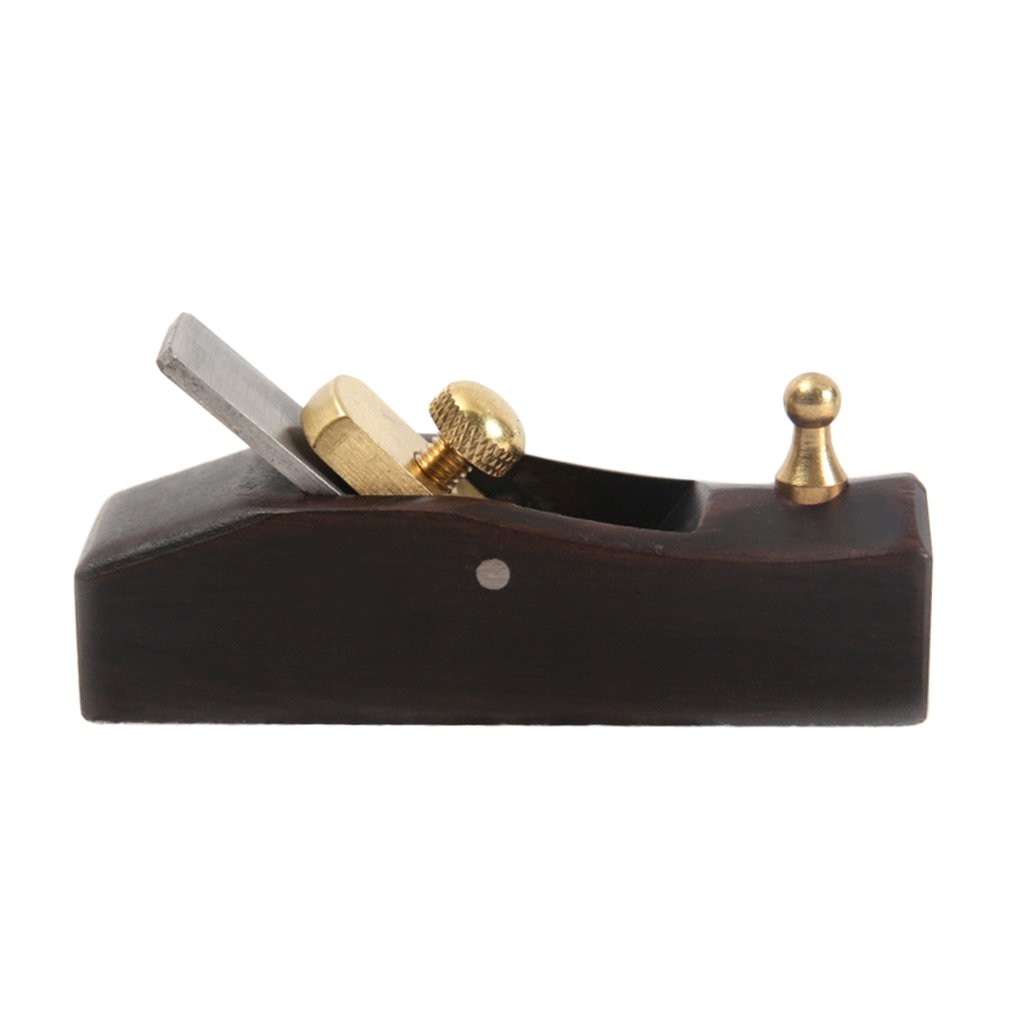 Mini herramienta de madera de ébano para carpintería, plano de ángulo duradero, Luthier, violín, carpintero, novedad de