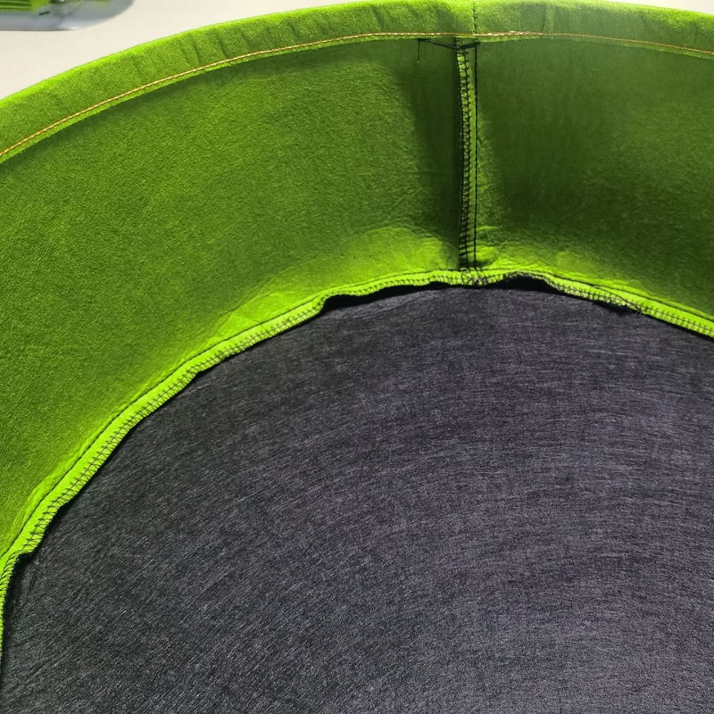 Round Garden Bed, Deep Soil Planting Container Grow Bags Durable Felt Fabric Planter Pot for Plants,Vegetables,Flowers, Herbs