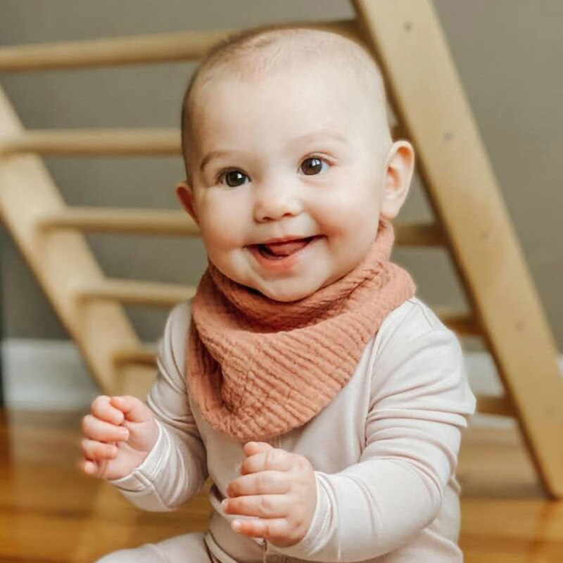 Musselin Blick Baby Lätzchen Neugeborenen Jungen Mädchen Spucktuch Bandana Baumwolle Kleinkind Schal Kleinkind Speichel Handtuch Schals unisex Baby Zeug