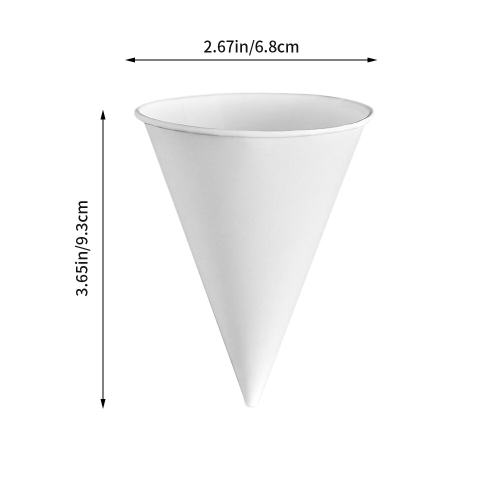 250 Pcs Cone Shaped Paper Cups Water Cups Disposable Water Storage Container