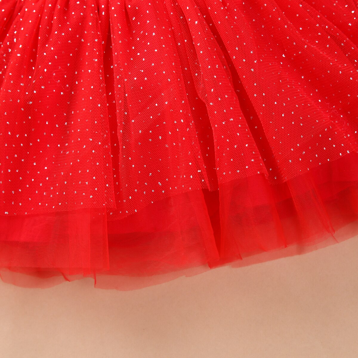 Vestido de princesa de manga larga para niña, de Navidad, Reno, cuello redondo