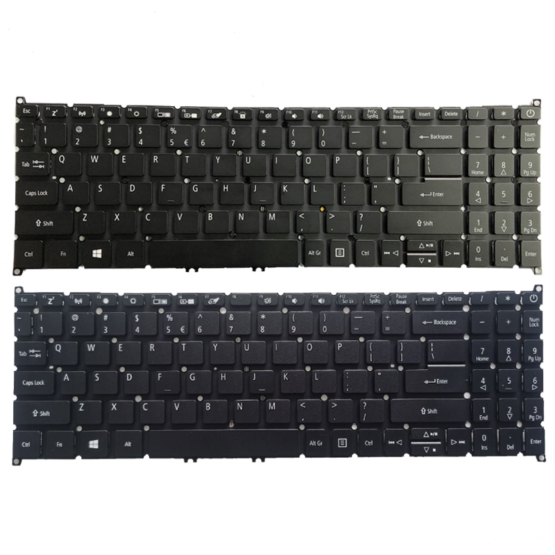 Laptop US Keyboard For Acer Aspire 3 A315-54 A315-54G A315-55 A315-55G A515-52 A515-53 A515-54 N18Q13 N19C1 N19H1 Black