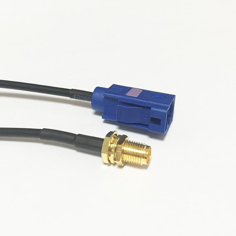 Modem Coaxkabel Sma Vrouwelijke Jack Moer Connector Schakelaar Fakra Connector RG174 Kabel 20Cm 8Inch Adapter