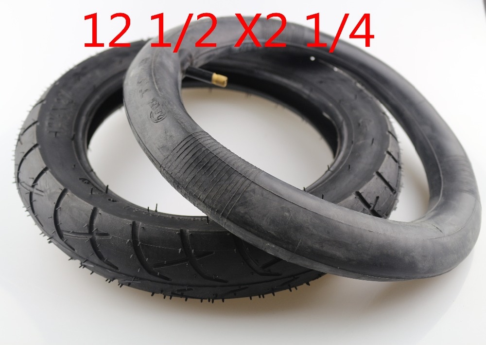 , 12 1/2X2 1/4 (62-203), neumático exterior e interior, se adapta a muchos Scooters eléctricos de Gas, Mini bicicleta de bolsillo eléctrica