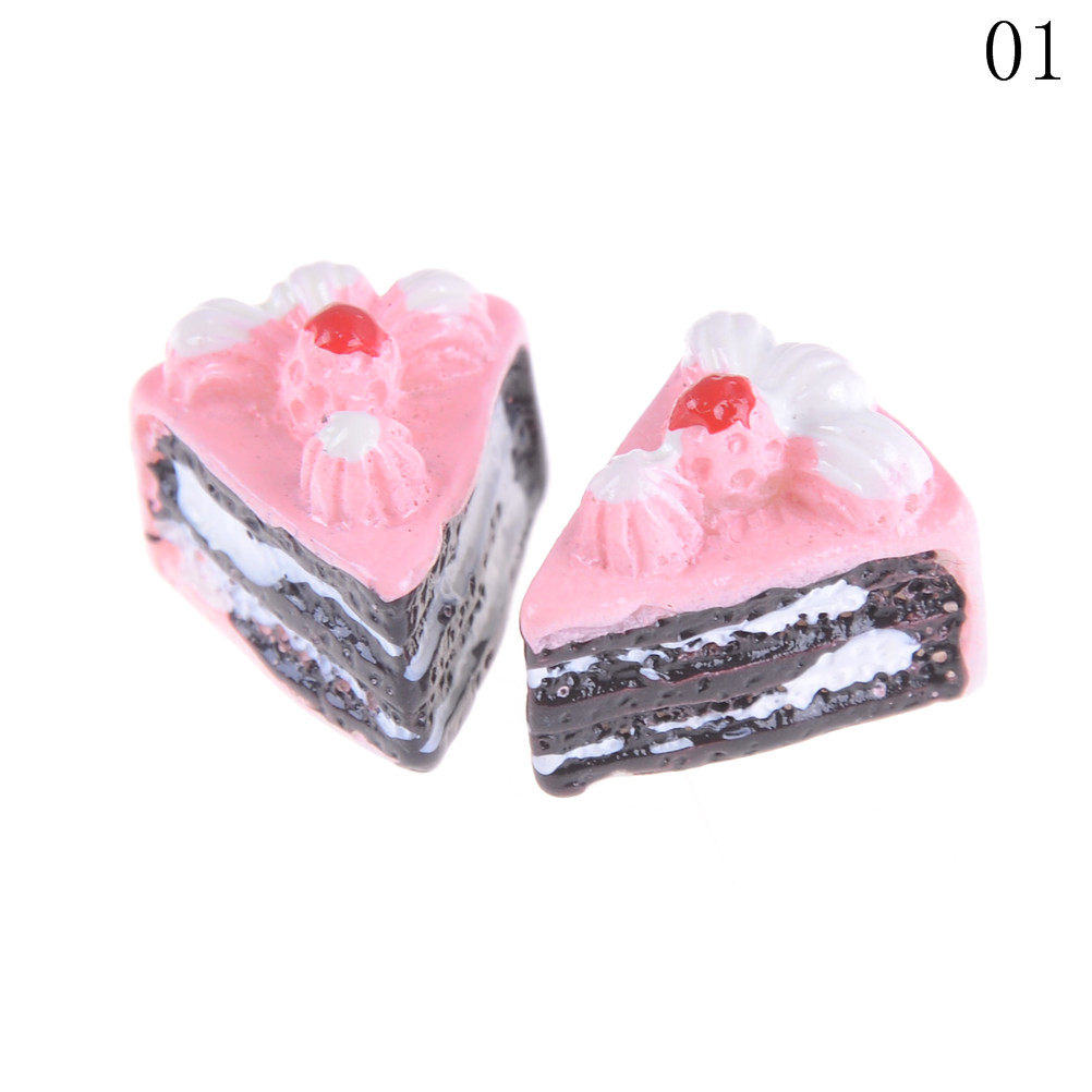 Cute Mini Play Toy Fruit Food Cake Candy Fruit Hamburg Biscuit Donuts Miniature For Dolls Accessories Kitchen Play Toys: J 01