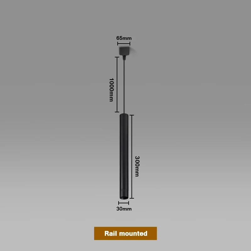 Luz de pista led luzes ponto cob lâmpada ferroviária 220v 110v luzes pingente teto loja roupas sala estar barra pendurado decoração iluminação: Azul / 5w / CINZA