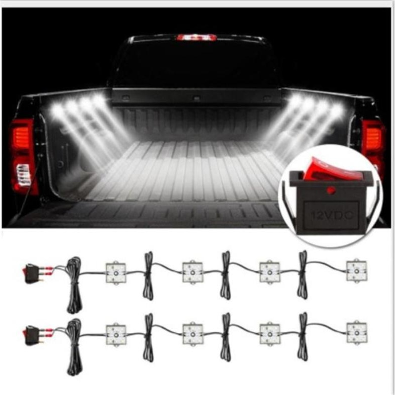 8Pcs 6000K Led Verlichting Truck Bed Verlichting Kit 5630 48 Smd Leds Light Waterdicht Voor Rv Boot Cargo pickup Voor Toyota Tundra/Chevy