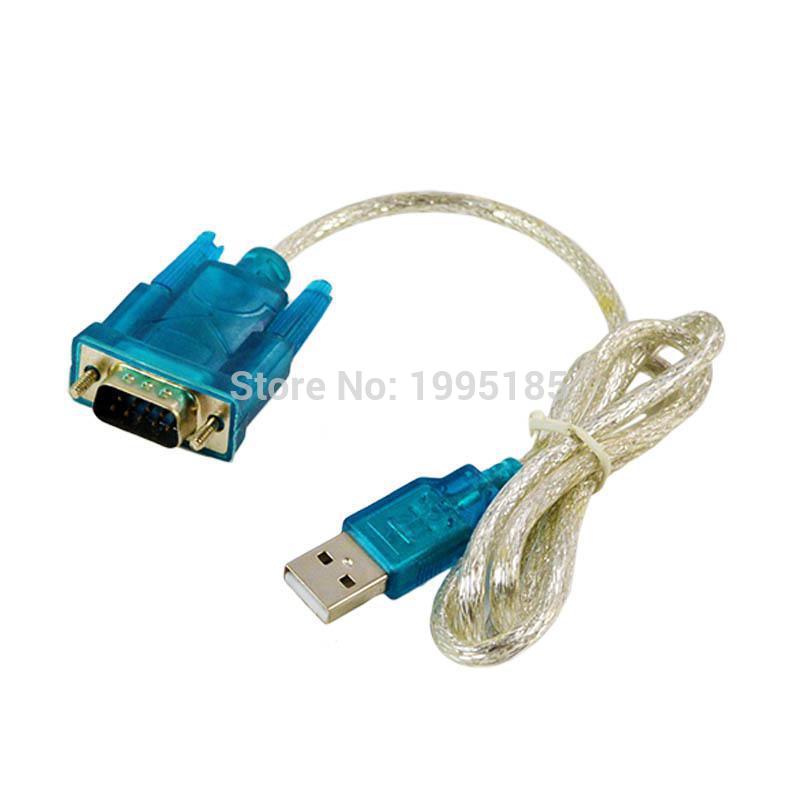 1 stk rs -232 hl-340 usb til  rs232 hl340 com port seriel pda 9 pin  db9 kabel adapter support windows 7 64
