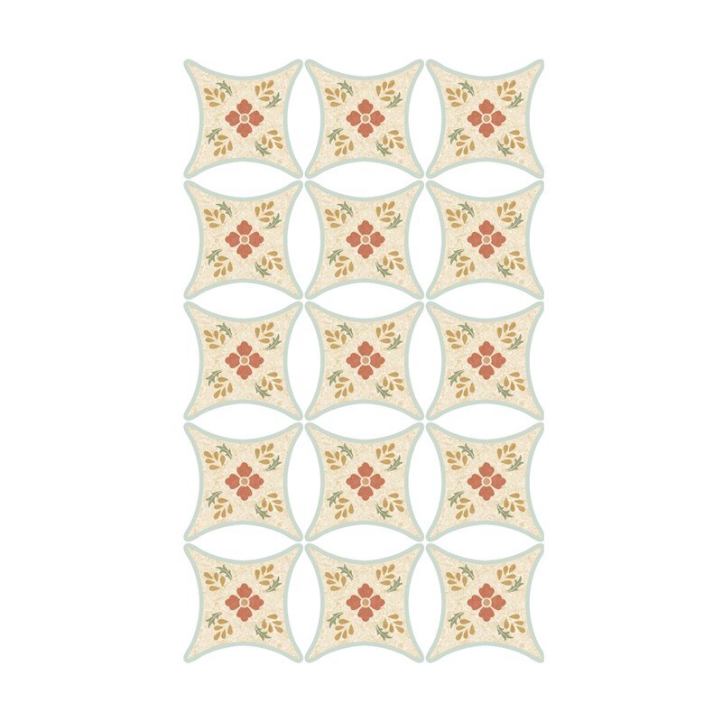 15pcs stickers for ceramic tile tile diagonal paste sticker home decor wall decoration tile stickers