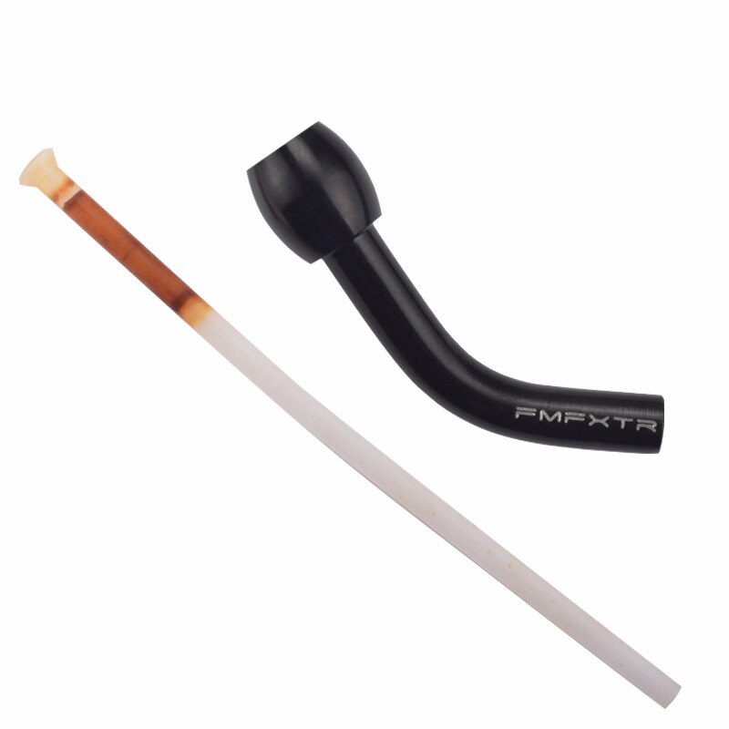 2/4pz bicicletta deragliatore posteriore tubo MTB gomito cavo in lega di alluminio prolunga accessori per biciclette accessori nero/rosso/blu: nero