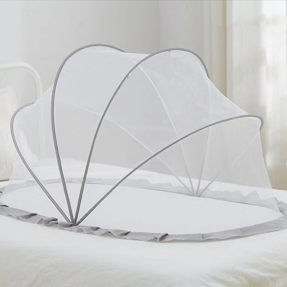 Nuovo letto pieghevole zanzariera unded accessori per bambini baldacchino per bambini yurta parasole in plastica copertura per zanzare