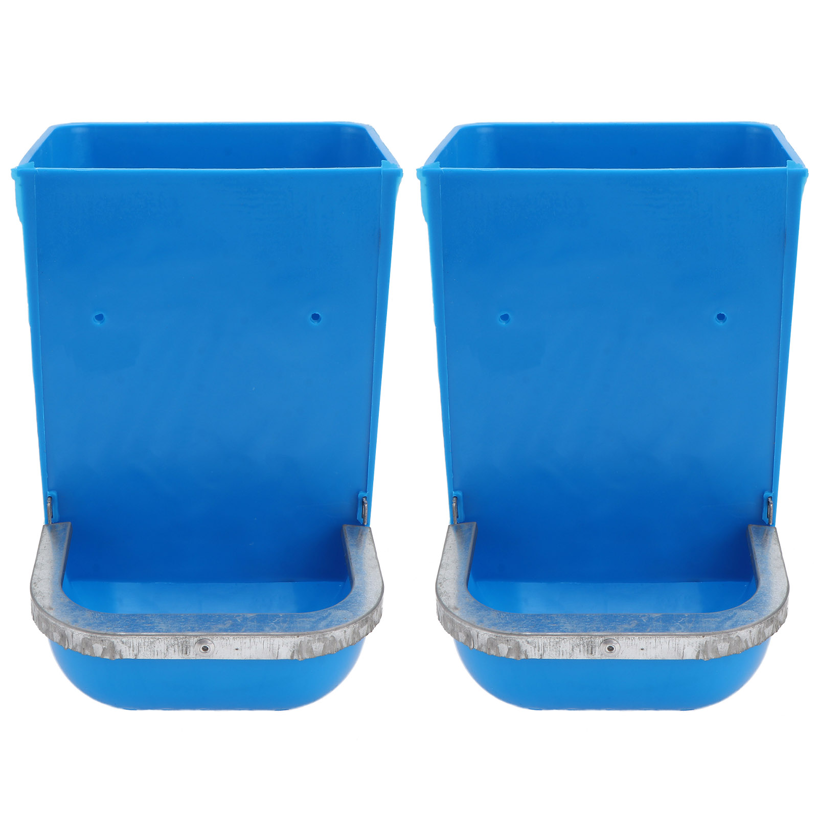 3pcs Rabbit Food Bowl Large Capacity Feeder Poultry Feed Bucket Chicken Feeder Random Color: 21x19.7cm