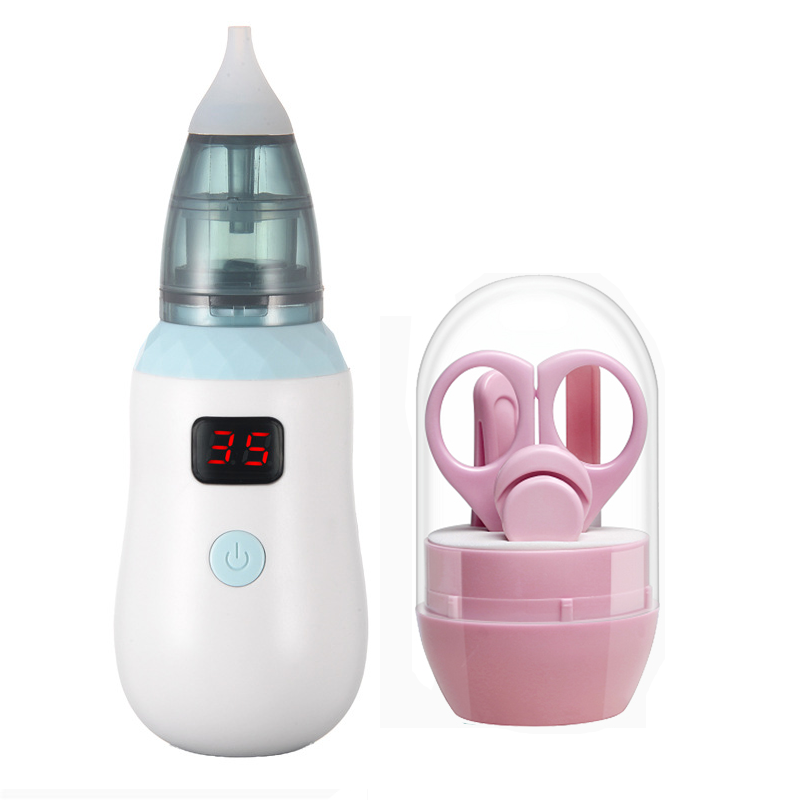 Elektrisk baby nasal aspirator elektrisk næse renere sniffling udstyr sikkert hygiejnisk næse snot renere til nyfødte dreng piger: 02
