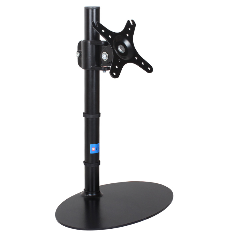DZ28 14"-32" Height Adjustable Loading 8.5kg Metal Base Tilt Monitor Desktop Arm PC Stand Single Screen Rotation Holder