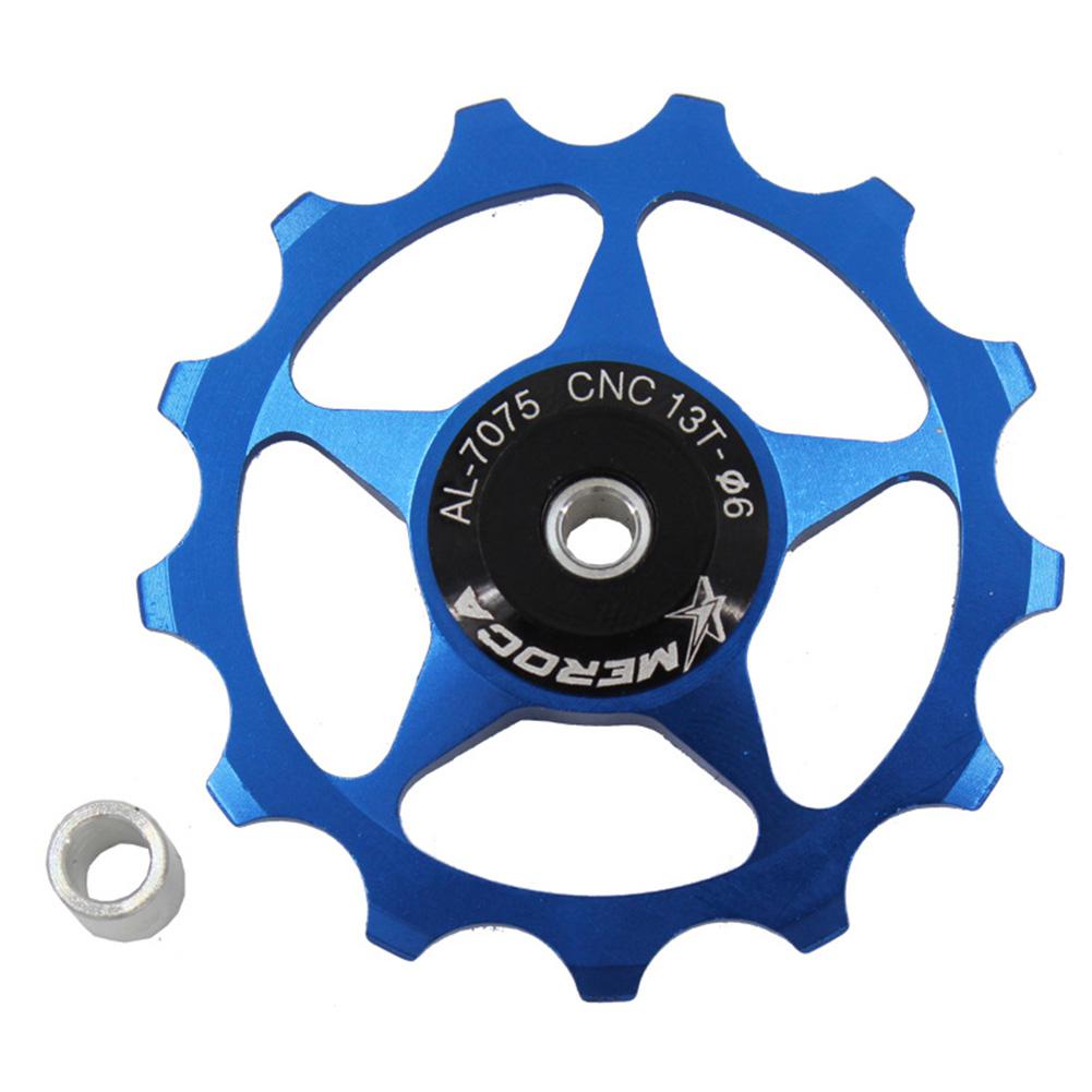 11T/13T Aluminium Mtb Mountainbike Fiets Achterderailleur Pulley Jockey Wiel Racefiets Gids Roller voor 7/8/9/10 Speed: 13T blue