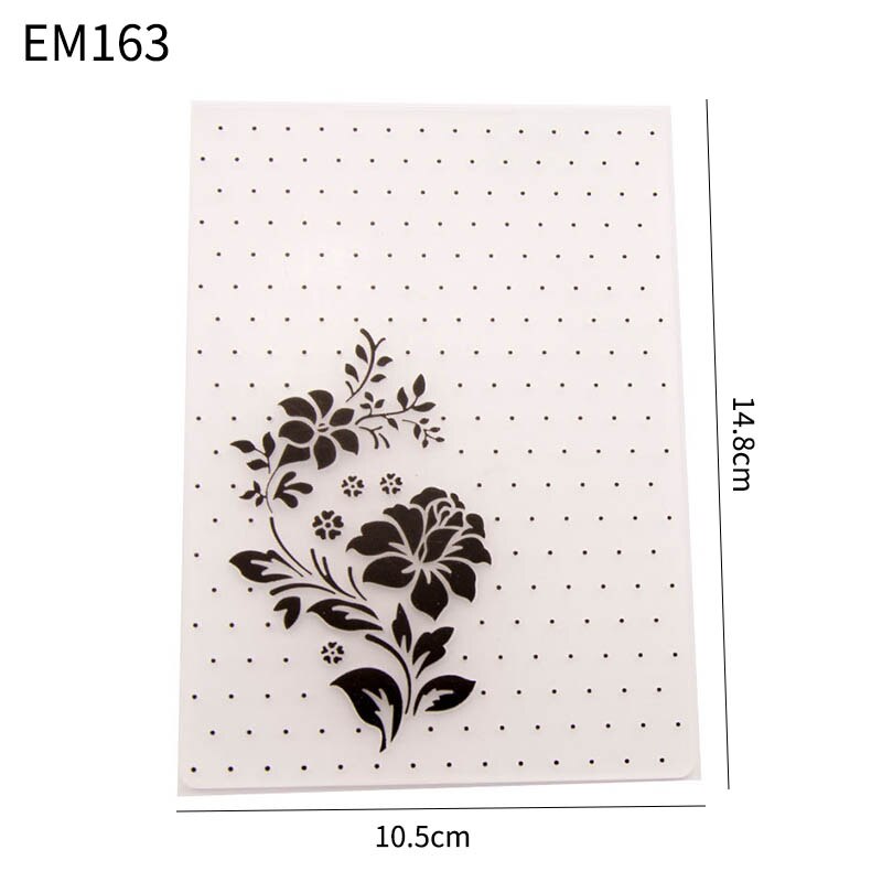Plantillas de plástico para álbum de recortes, decoración de álbumes de fotos, manualidades respetuosas con el medio ambiente, fabricación de tarjetas de papel, decoración de boda: EM163