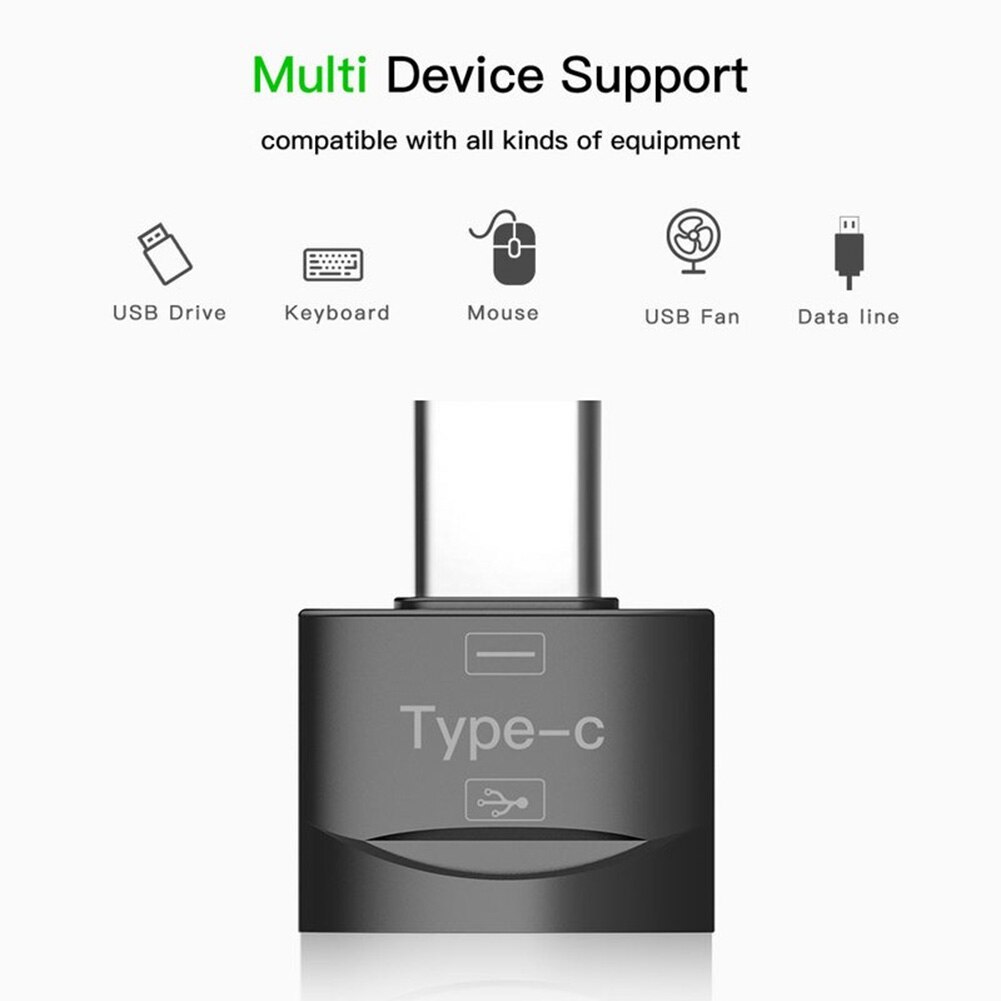 USB Type C OTG Adapter Micro USB to USB C Cable Converters for Macbook Pro Samsung S10 Plus Quick Charge USB C OTG Cable