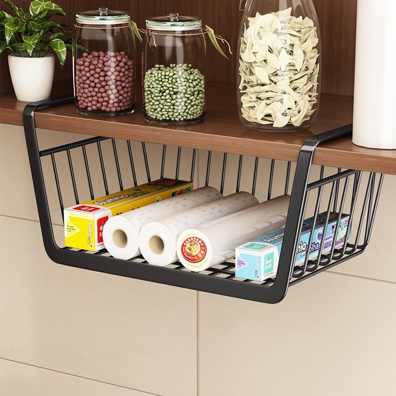 Hengende Oppbevaringskurv - under Skap Kurv - Garderobe Organizer - Skrivebord Hylle