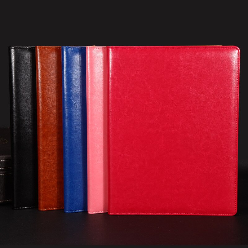 1 pcs A4 PU Leather File Folder Multifunction Office Supplies Organizer Manager Document Pads Briefcase Manager folder