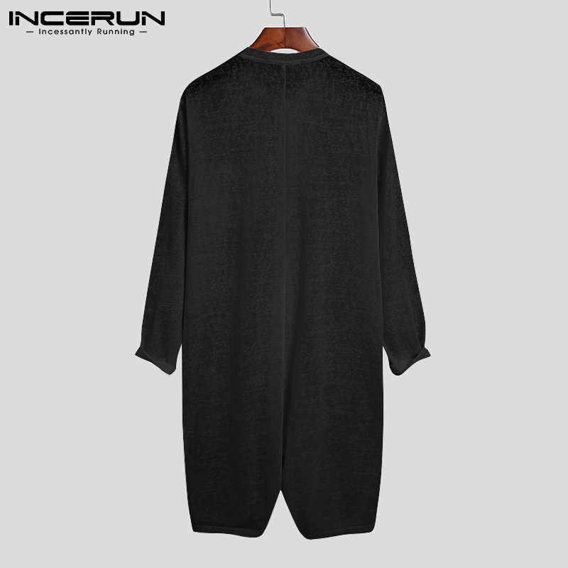 Macacão masculino de manga longa, pijama de cor sólida, macacão botão, roupa de casa confortável, respirável, macacão fino para homens, roupa de dormir