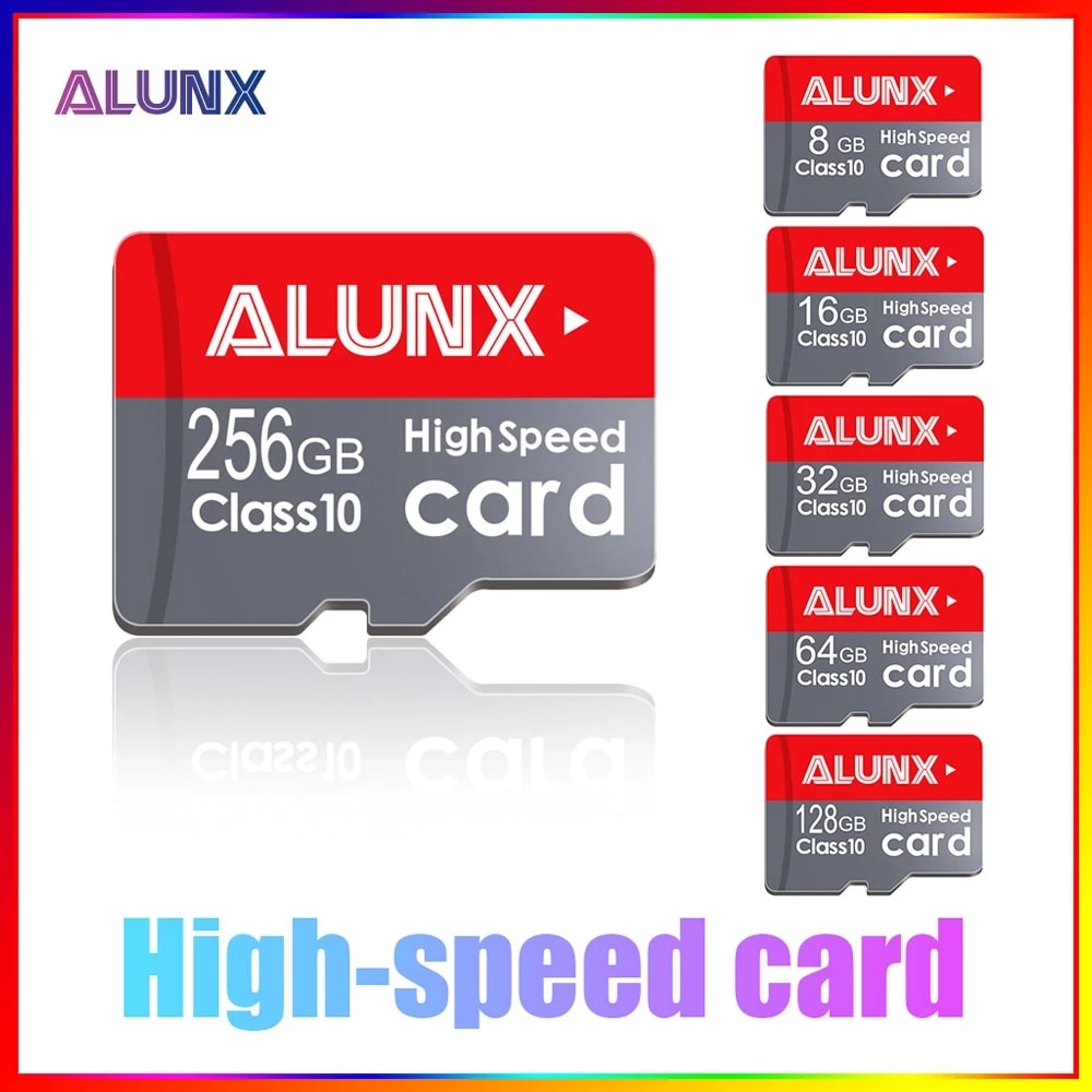 ALUNX Ultra Mikro SD 64GB 8GB128GB 256GB 16G 32GB Mikro SD Karte SD/TF Blitz karte Speicher Karte 32gb 64gb 128 gb microSD für Telefon