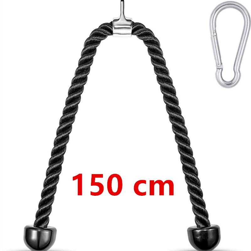 70cm 90cm 120cm 150cm triceps reb fitness hjemmegym pulldown maskine håndtag biceps triceps ryg skulder muskel træner: 150 cm