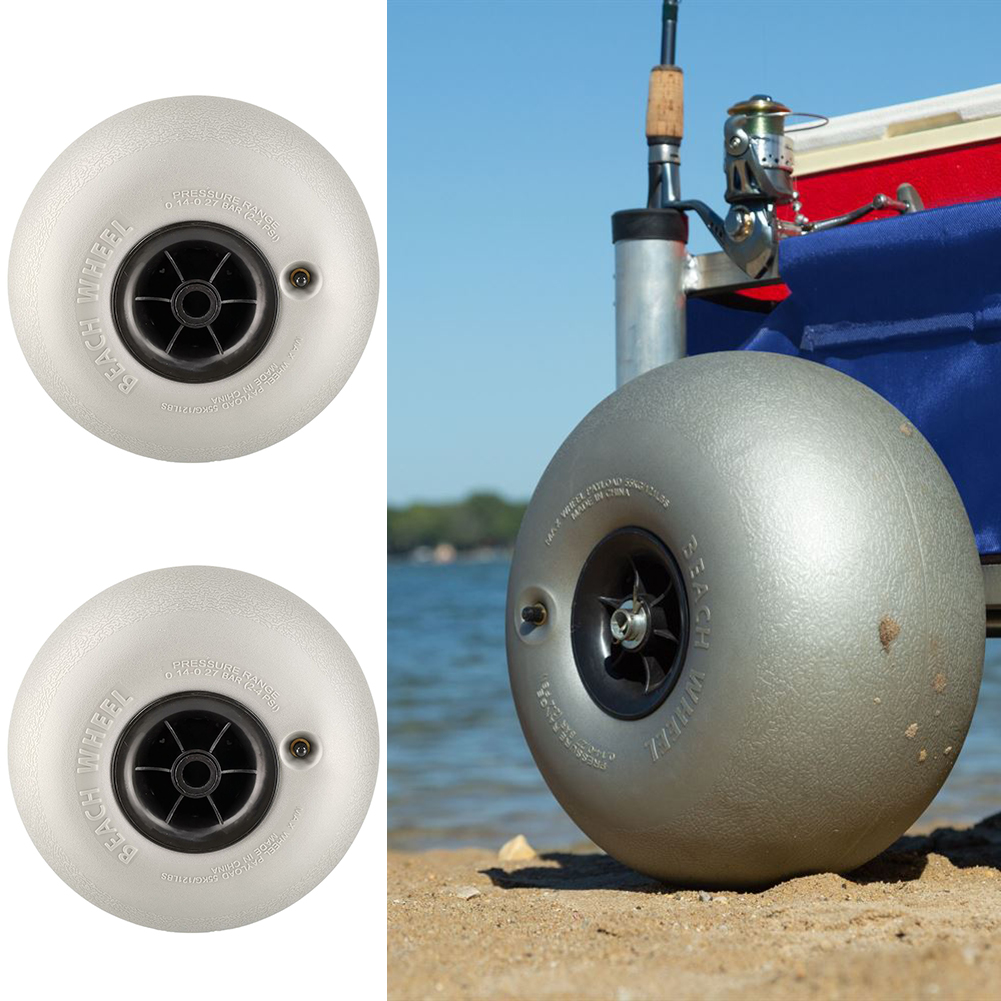 Beach Camping Diameter 296mm Beach Trolley Wheels Beach Camping Trolley Wheel Wheel Replacement Kayaking Replacement