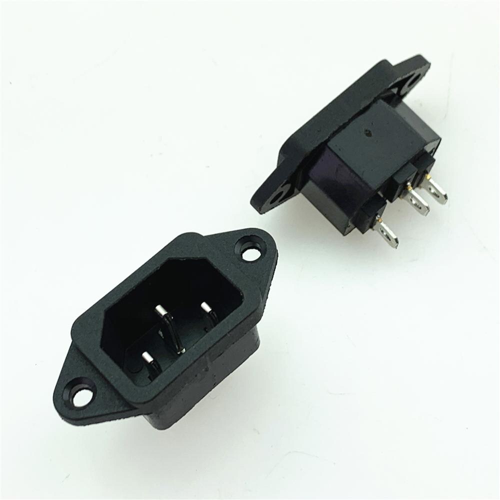 Conector de enchufe de alimentación DC 005/022B, cabeza macho y hembra, asiento 5,5-2,1/2,5/3,5 MM, agujero redondo