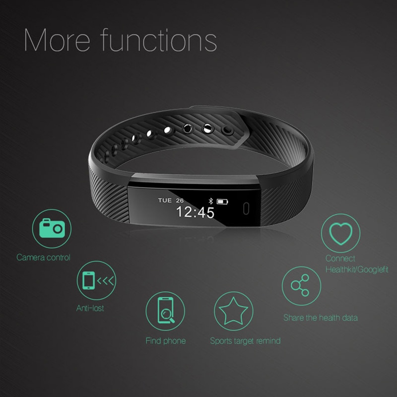 Smart Watches Bluetooth Waterproof Women Men Sport Wristband Fitness Tracker Pedometer Smart Bracelet Smartband for IOS Android