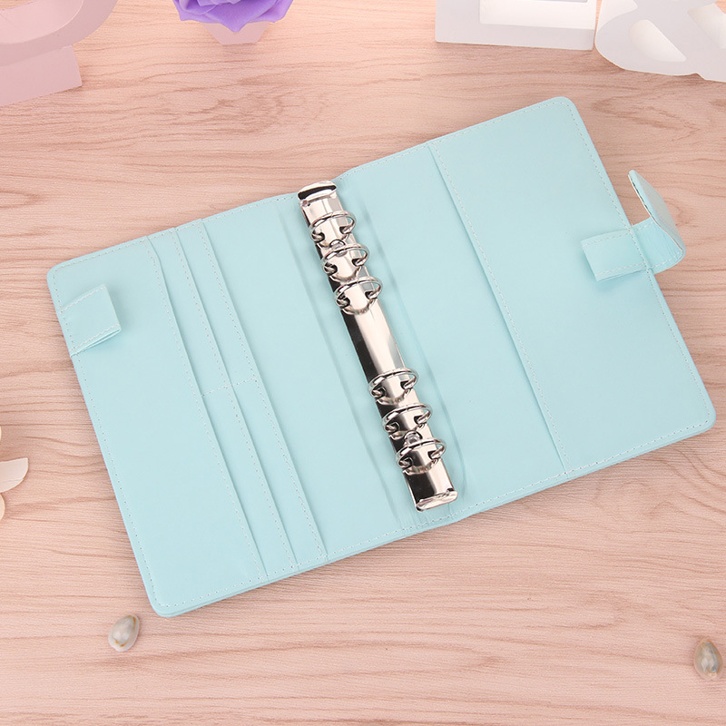 Funda de cuero para agenda A6/A5, carpeta de almacenamiento, agenda Personal