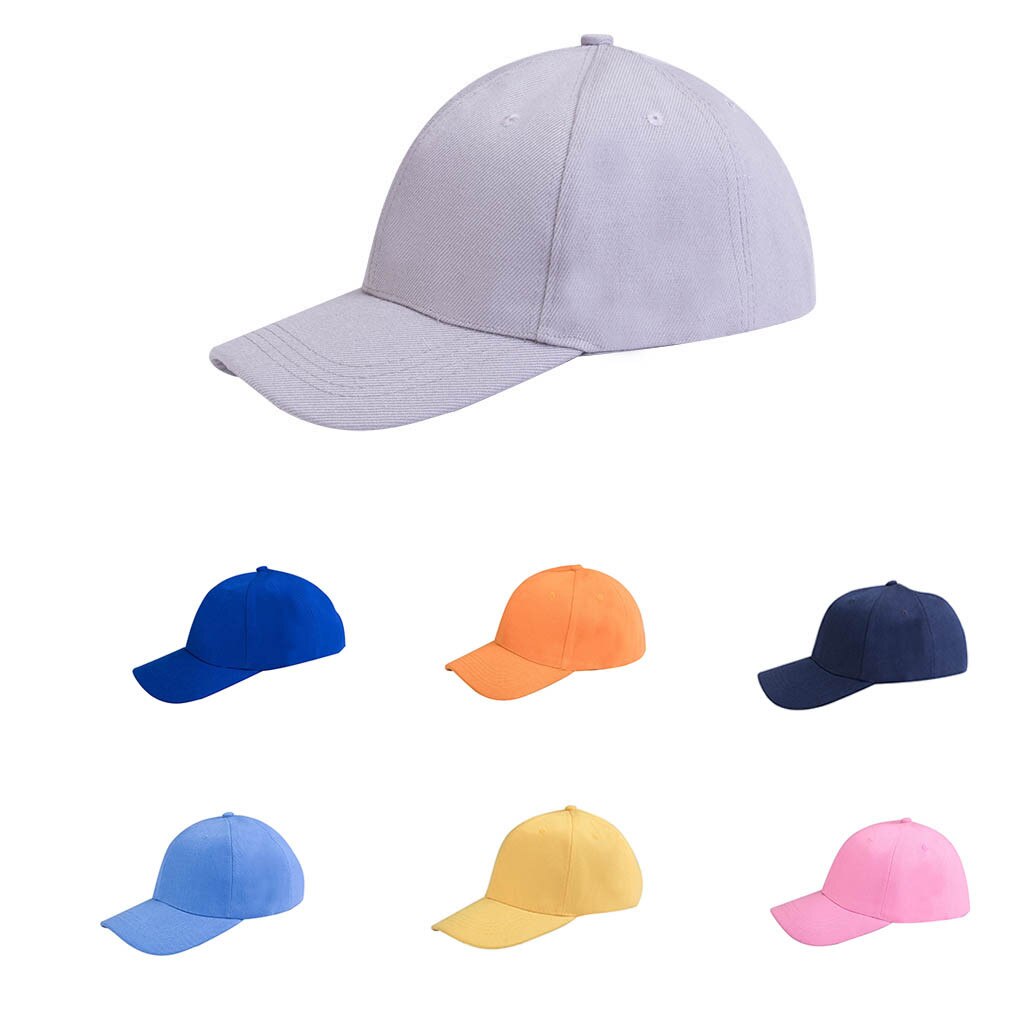 XibeiTrade Unisex Washed Cotton Baseball Cap - Adjustable Solid Color Hat For Sports & Daily Wear - View #3