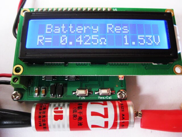 Testeur de résistance interne de batterie + + + ESR, testeur de Milliohm, détecteur de ligne de condensateur ESR