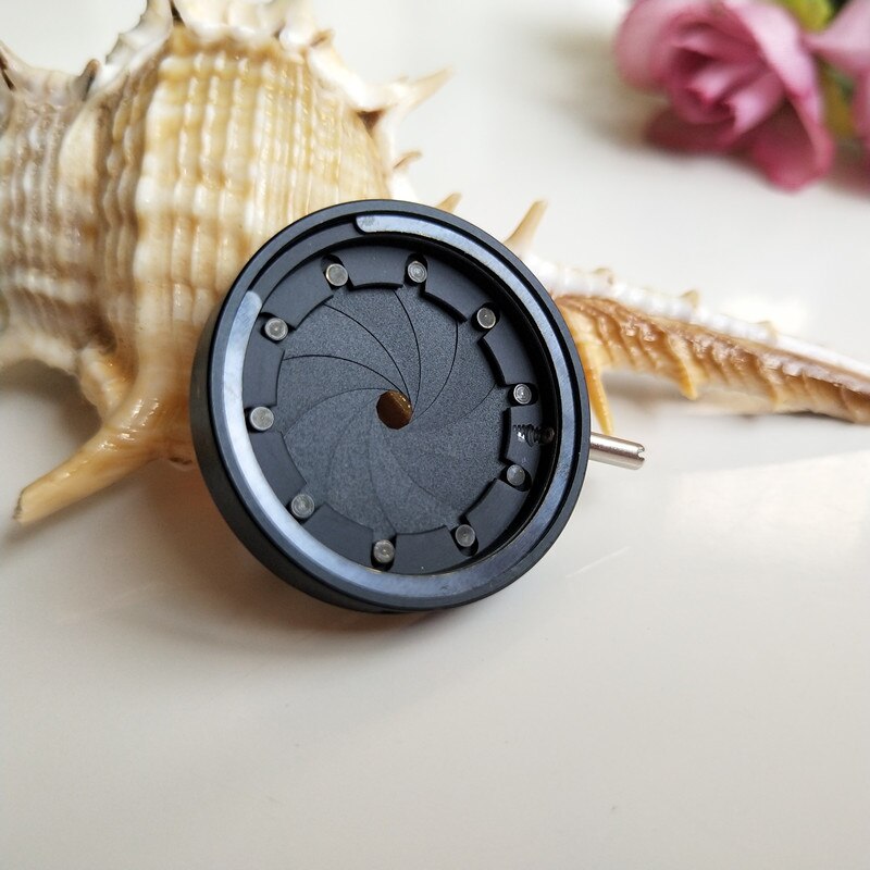 1-16mmAdjustable Amplifying Zoom Optical Iris Diaphragm Aperture Condenser for Digital Camera Microscope Adapter with 10 Blades