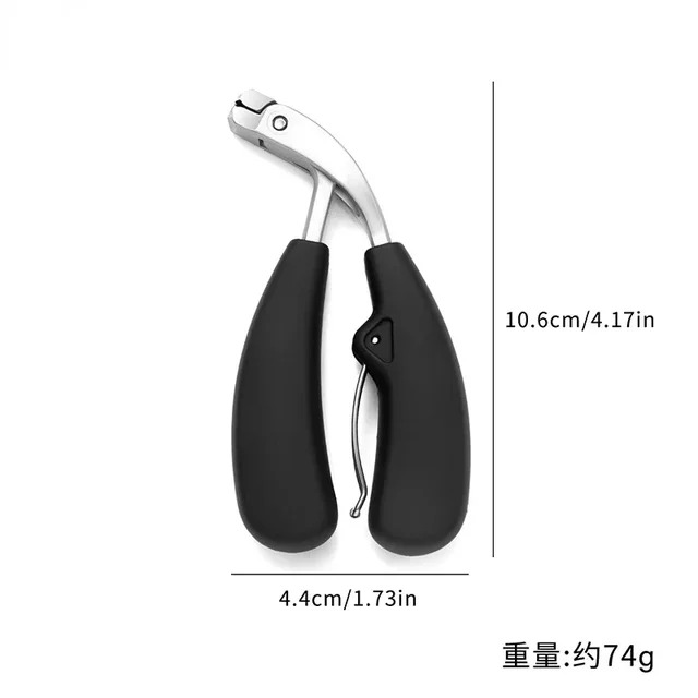 Curved nail clippers with large opening three times anti-splash storage Nail clippers for the elderly thick toenails Heavy duty